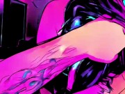 ANIMATED BLOWJOB | FACE FUCK | Slow Sentual Bj 12/16