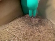 Masturbating in the bath with Rabbit Sextoy 7/16