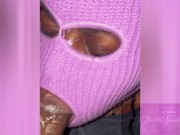 SHY MASKED MILF GETTING HER MOUTH STUFF MONA JAWS PT 3 11/16