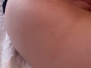 He gave me a creampie in my pink pussy - cum dripping from perfect vagina 1/16