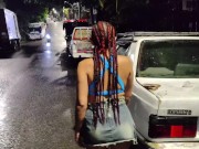 My stepsister seduces me with her ass on the street and asks me to go to her house to get fucked 3/16