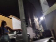 My stepsister seduces me with her ass on the street and asks me to go to her house to get fucked 5/16