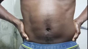 Pouring down cum on my boxer