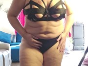 Curvy BBW stripping and 💦💦 1/16