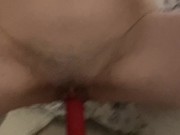 Cute young brunette cums with her favorite toy 8/16