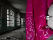 Cumming on Girlfriend's Pink Lining of PZ Down Jacket 15/16