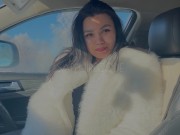 Измена мужу. Публичный минет в зимнем лесу. Камшот. С разговорами 6/16