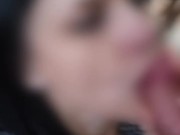 MILF Hotwife Sucks Big Cock! Real Couple Homemade Blow Job. Amateur Swingers. 9/16