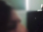 Real Couple Homemade MILF Sucks Thick Cock. Amateur Blow Job. Swingers. 15/16