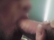 Real Couple Homemade MILF Sucks Thick Cock. Amateur Blow Job. Swingers. 3/16