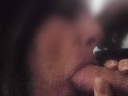 Real Couple Homemade MILF Sucks Thick Cock. Amateur Blow Job. Swingers. 5/16