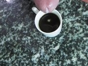 Stepsis asked me for morning☕ cofee with cream 13/16