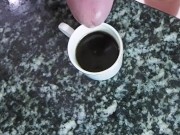 Stepsis asked me for morning☕ cofee with cream 14/16