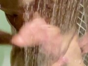 Quick Shower after workout at the Gym making sure my dick is clean. 14/16