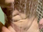 Quick Shower after workout at the Gym making sure my dick is clean. 6/16