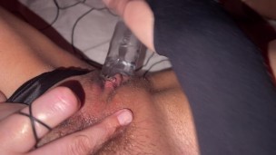 She wanted to fuck and fucked herself hard with a rubber dick