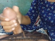 Bhabhi sucking big cock, cumshot in mouth delicious blowjob