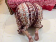 Big Ass Egyptian Hot Maid stuck under bed & Naked Her ass  11/16