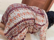 Big Ass Egyptian Hot Maid stuck under bed & Naked Her ass  2/16