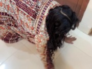 Big Ass Egyptian Hot Maid stuck under bed & Naked Her ass  3/16