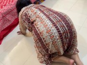 Big Ass Egyptian Hot Maid stuck under bed & Naked Her ass  9/16