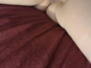 Daddy Embarrassed Shy Girl By Filming Her Pink Pussy With Cum Dripping Out of It