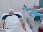 Dottoressa fa prelievo di sperma al paziente sborrata sul culo infermiere depravato - Nikylamonella 7/16