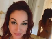 Italian Big Tits Milf Artemisia Love After getting face fucked on set 13/16