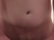 Horny guy stroking his cock multiple cumshots 16/16