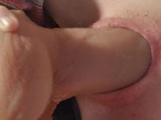 Noisy hole creaming all over my MASSIVE dildo 6/16
