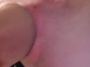 Noisy hole creaming all over my MASSIVE dildo 9/16