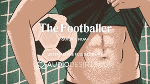 Fucked hard by an athlete in the locker room | Journalist takes arrogant football star | Sexy interv