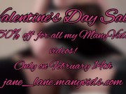 Valentine’s Day Sale! 13/16