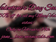 Valentine’s Day Sale! 6/16