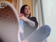 Teasing The Foot Slave - I know your dirty little secret and I'm going to use it against you 4/16