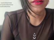 Jeune Latina te guide dans ta masturbation (JOI en espagnol) - JustineLibertine 1/16