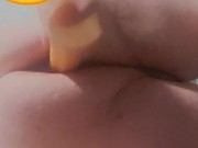 Solo Anal play with a 13inch Dildo from Amazon 8/16