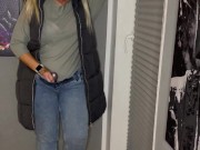 Selbstbefriedigung stehen Jeans ich komme zweimal multiple Orgasmen Klitoris satisfyer feucht geil 16/16