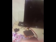 Huge black nutty balls miked 16/16