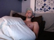 Cumming under the blankets