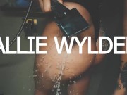 Washing off this juicy cake 3/16