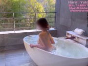 【素人】Eカップ美乳女子大生とイチャラブ中出し温泉旅行 素人カップル/美少女/色白美乳/中出し/フル動画(56分)/일본여대생과질내사정섹스 - Screenshot 12 of 16 - Japanese