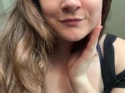 Naughty Redhead Slut with Big Ass Teases You in Tight Black Dress with Dirty Talk and JOI 1/16