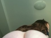 Naughty Redhead Slut with Big Ass Teases You in Tight Black Dress with Dirty Talk and JOI 16/16