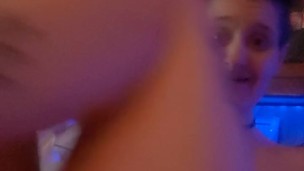 College bound babe takes break to get off