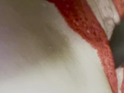 Lonely girl squirting alone 12/16