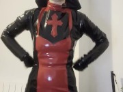 The Silent Seduction of the Latex Nun 4/16