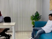 Terapeuta MILF se folla a un Nerd boy en su Oficina, Colombiana Curvy, Creampie vaginal! Danyel Mast 4/16