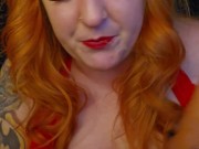 Addicted to cock! Watch me train my throat and my throat bulge!