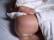 Please don't cum inside, My husband might be home! Cheating Step Mom Creampied by Step Son 5/16